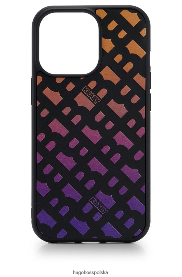 Hugo Boss Etui na telefon x khaby z monogramami na całej powierzchni czarny R0X0H65108