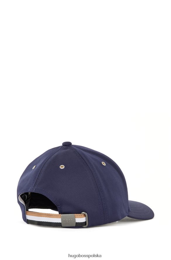 Hugo Boss Czapka Hugo ze stretchem i haftowanym logo w kolorze ciemnoniebieskim ciemny niebieski R0X0H65445