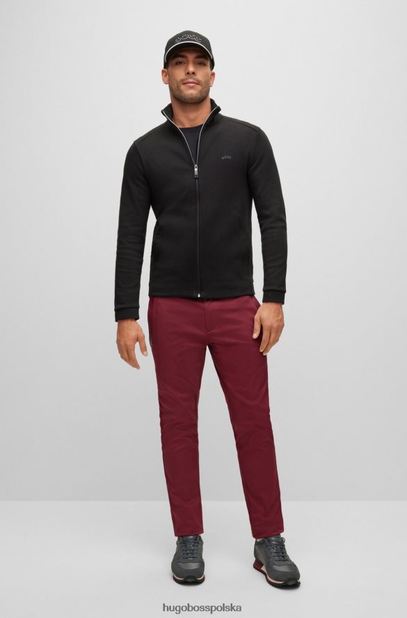 Hugo Boss Czapka hugo stretch-piqu¦ z haftowanym logo w kolorze czarnym czarny R0X0H65729