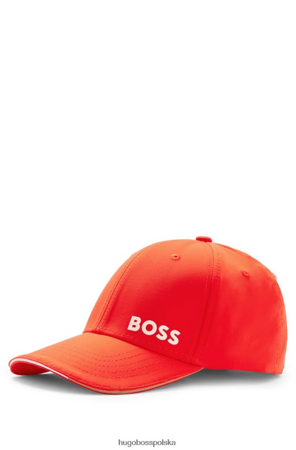Hugo Boss Czapka x Matteo Berrettini ze stretchem i detalami z logo czerwony R0X0H65667