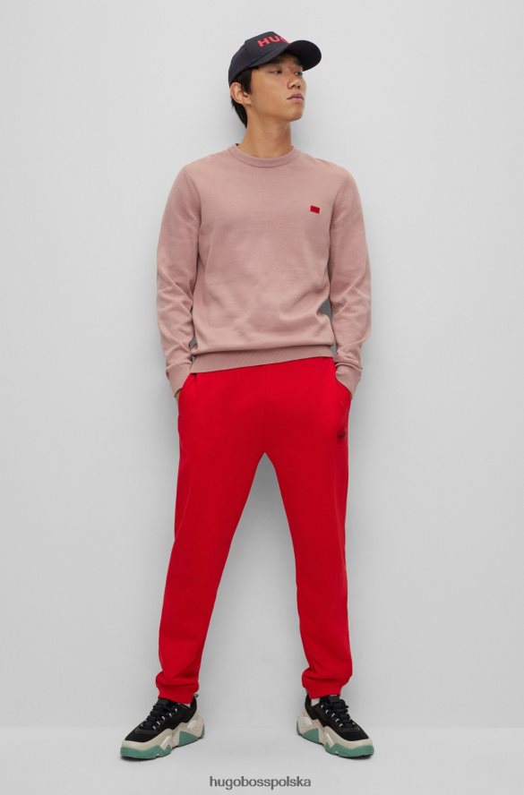 Hugo Boss Czapka z logo z bawełnianego diagonalu w kolorze czarnym hugo czarny R0X0H65345