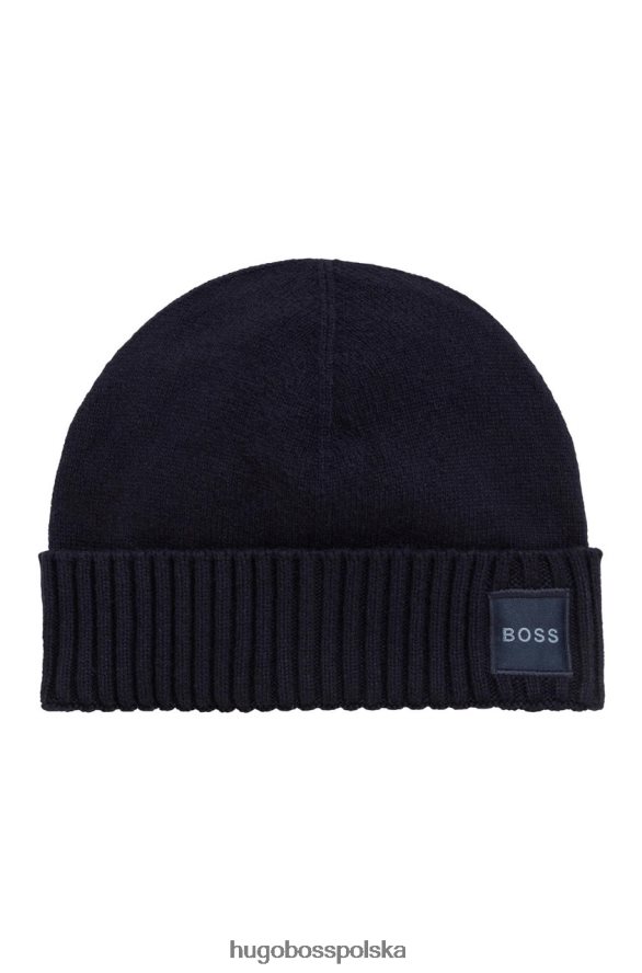 Hugo Boss czapka akotanos 50455928 ciemnoszara ciemnoszary/ciemnoniebieski R0X0H6578
