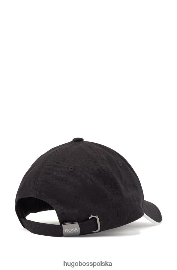 Hugo Boss czapka-x 50451245 czarna czarny/niebieski/naturalny/biały R0X0H6893