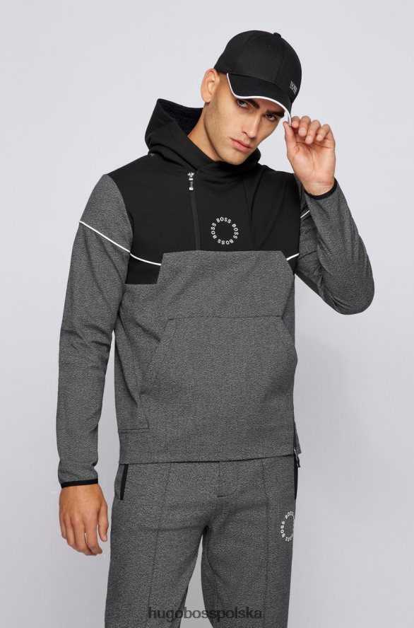 Hugo Boss czapka-x 50451245 czarna czarny/niebieski/naturalny/biały R0X0H6893