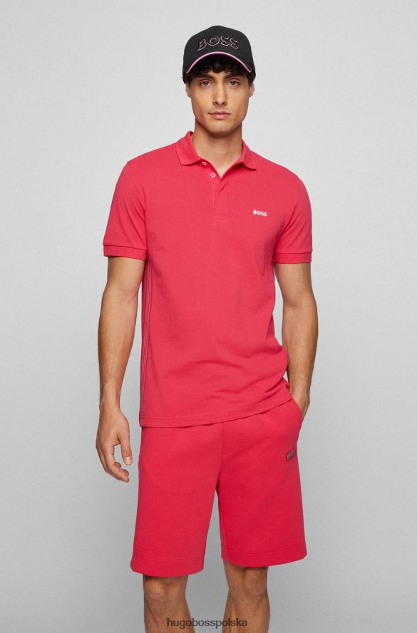 Hugo Boss czarna czapka z siateczki Hugo Piqu¦ z haftowanym logo 3D czarny R0X0H65164