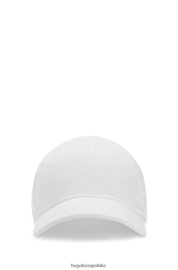 Hugo Boss x Czapka Matteo Berrettini ze stretchem i popeliny z logo biały R0X0H65746