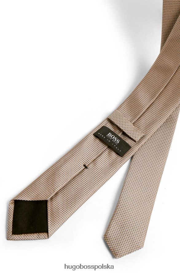 Hugo Boss krawat 6cm 50454861 ​​czarny czarny/wodny/jasnoróżowy R0X0H6564