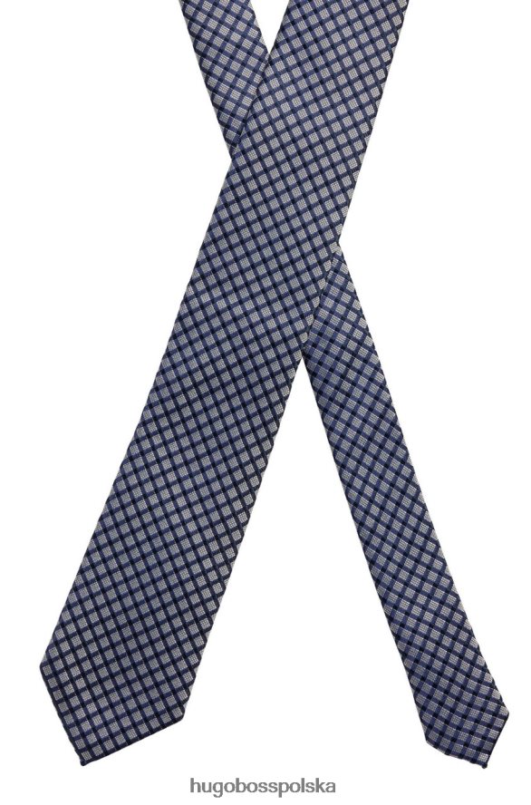 Hugo Boss krawat h 50471515 ciemnoniebieski ciemnoniebieski/czerwony/jasnoniebieski R0X0H6517