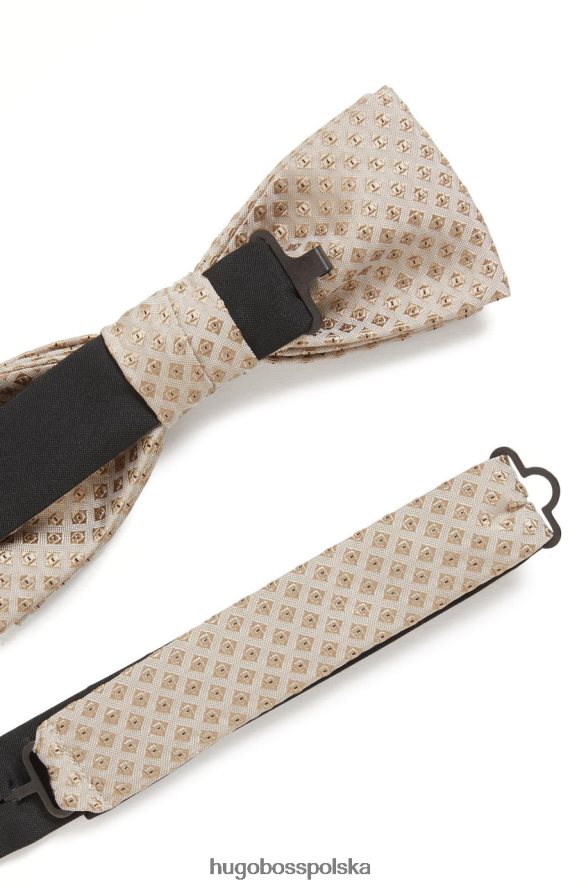 Hugo Boss muszka 50455249 ciemnoniebieski ciemnoniebieski/pastelowy róż/beż R0X0H6587