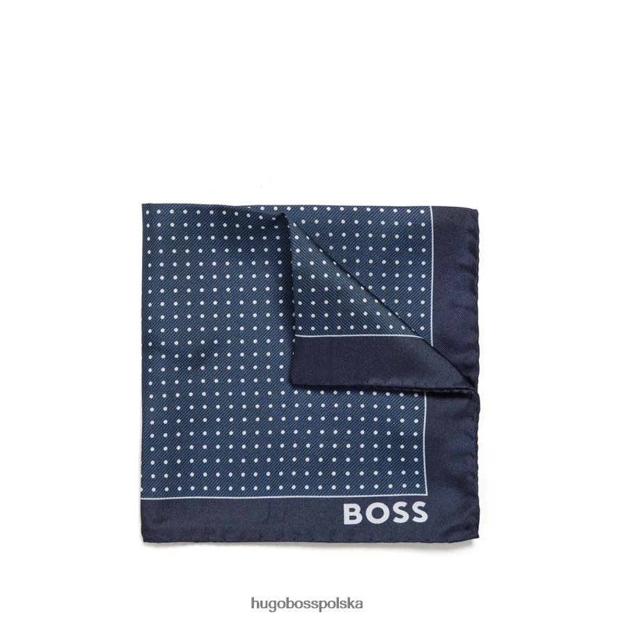 Hugo Boss poszetka h 50471339 granatowa marynarka wojenna R0X0H6522