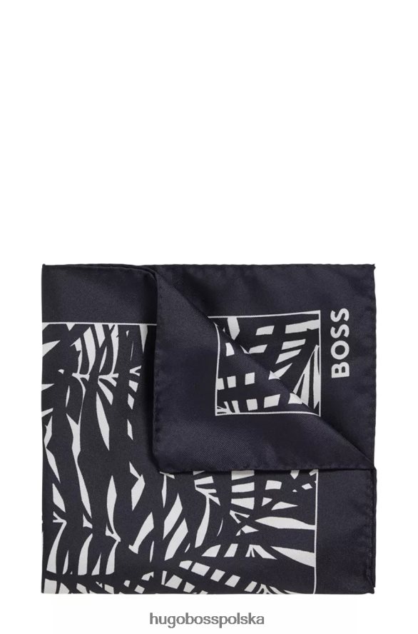 Hugo Boss poszetka h 50475778 ciemnoniebieski ciemny niebieski R0X0H6474