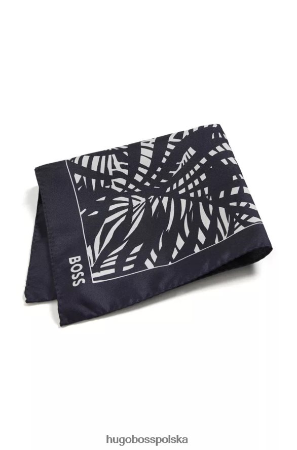 Hugo Boss poszetka h 50475778 ciemnoniebieski ciemny niebieski R0X0H6474