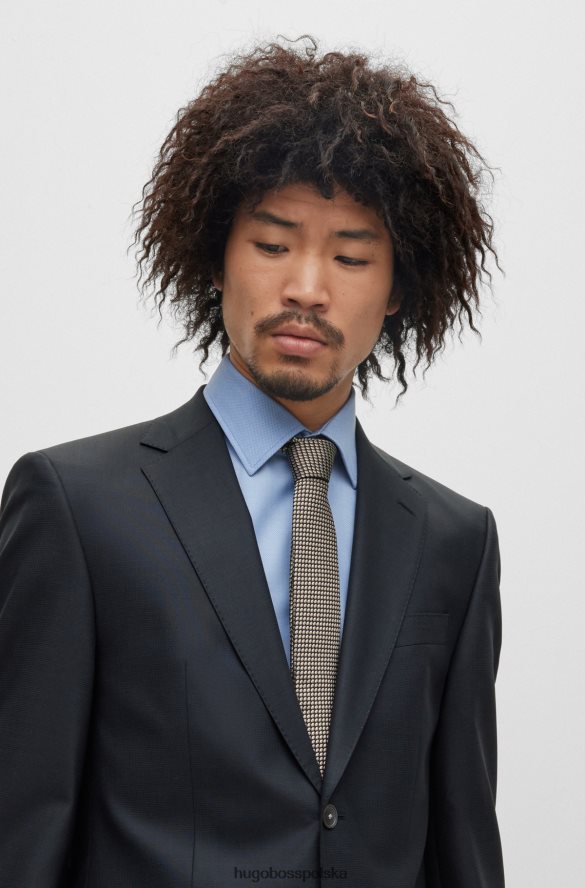 Hugo Boss wzorzysty krawat hugo z jedwabnego żakardu wzorzyste R0X0H65915