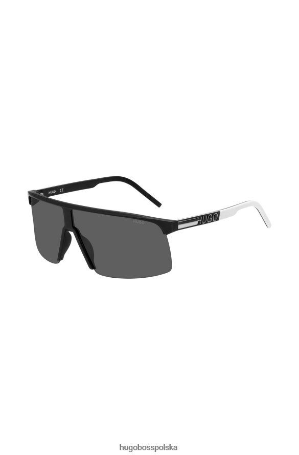 Hugo Boss hugo różne okulary przeciwsłoneczne z gumowym logo i bezpłatnymi soczewkami różne opakowania wstępne R0X0H65689