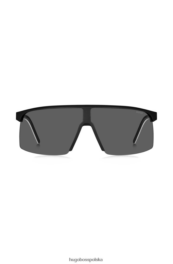 Hugo Boss hugo różne okulary przeciwsłoneczne z gumowym logo i bezpłatnymi soczewkami różne opakowania wstępne R0X0H65689