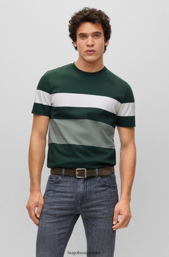 Hugo Boss Zamszowy pasek w kolorze khaki z kwadratową klamrą i wygrawerowanym logo hugo khaki R0X0H65248