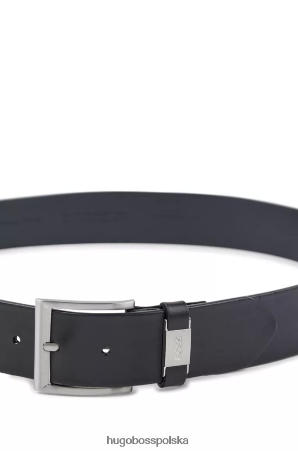 Hugo Boss pasek Connio 50475116 czarny czarny brązowy R0X0H6490