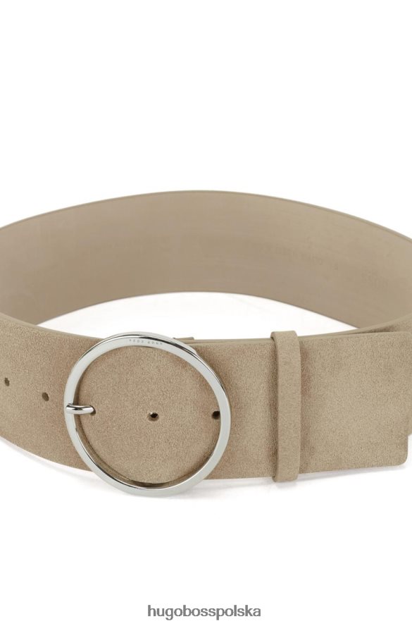 Hugo Boss pasek olivia 50455818 beżowy beżowy R0X0H6863