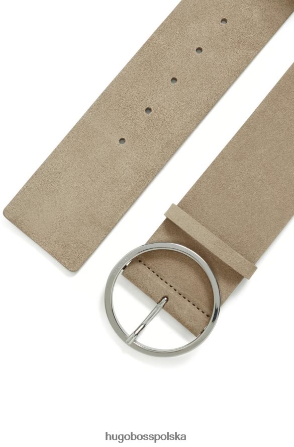Hugo Boss pasek olivia 50455818 beżowy beżowy R0X0H6863