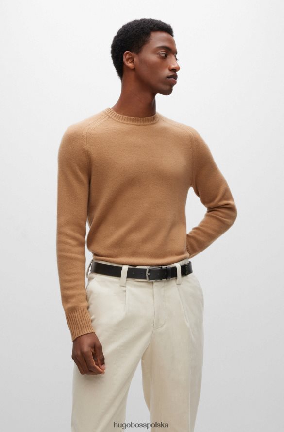 Hugo Boss skórzany pasek z markową metalową końcówką w kolorze czarnym hugo czarny R0X0H65193