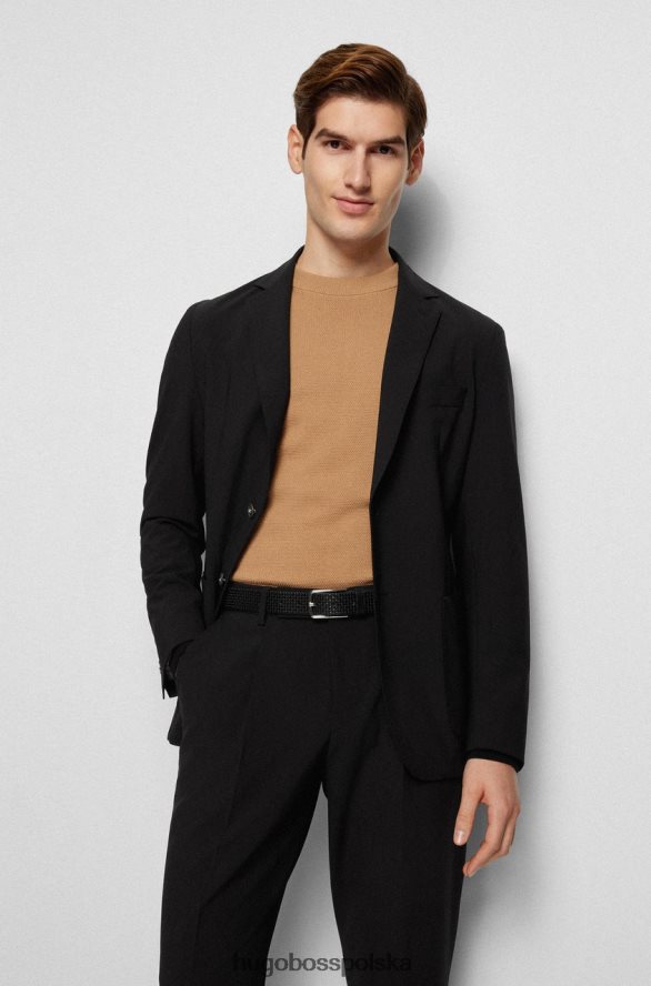 Hugo Boss uchwyt do paska 50471149 czarny czarny/brązowy/ciemnobrązowy R0X0H6527