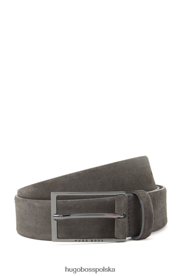 Hugo Boss zamszowy pasek calindo 50375225 granatowy granatowy/szary/beżowy R0X0H6626