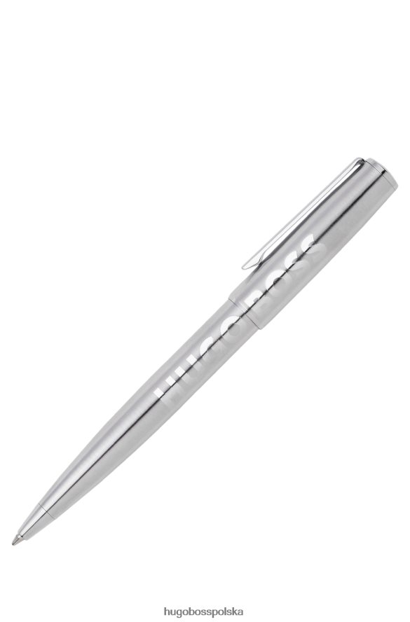 Hugo Boss Długopis Hugo w kolorze srebrnym, chromowanym, z tonalnym logo srebro R0X0H65620