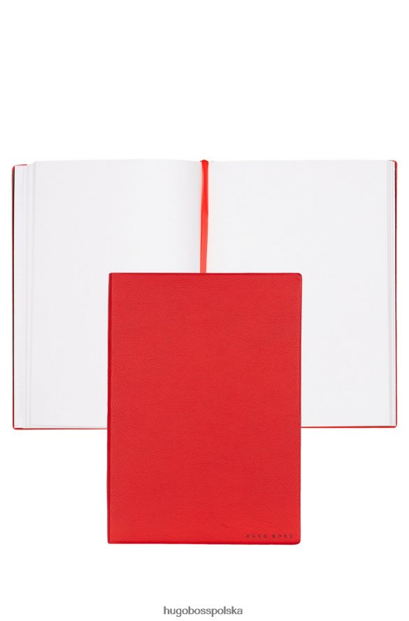 Hugo Boss Notatnik Hugo A5 w kolorze czerwonym ze sztucznej skóry w kolorze czerwonym czerwony R0X0H65588