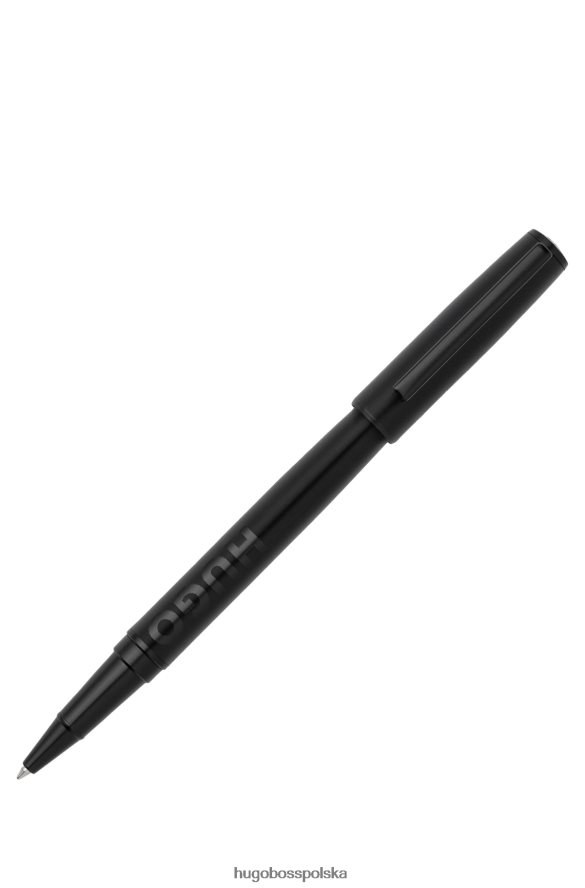 Hugo Boss czarne pióro kulkowe Hugo z tonalnym logo czarny R0X0H65631