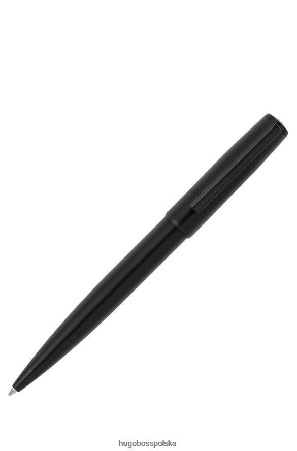 Hugo Boss czarny długopis z tonalnym logo Hugo Black czarny R0X0H65693