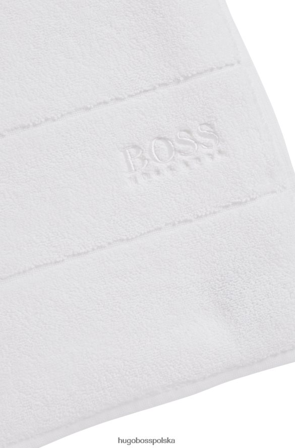 Hugo Boss Ręcznik kąpielowy z egipskiej bawełny z kontrastowym logo Hugo w kolorze białym biały R0X0H65787