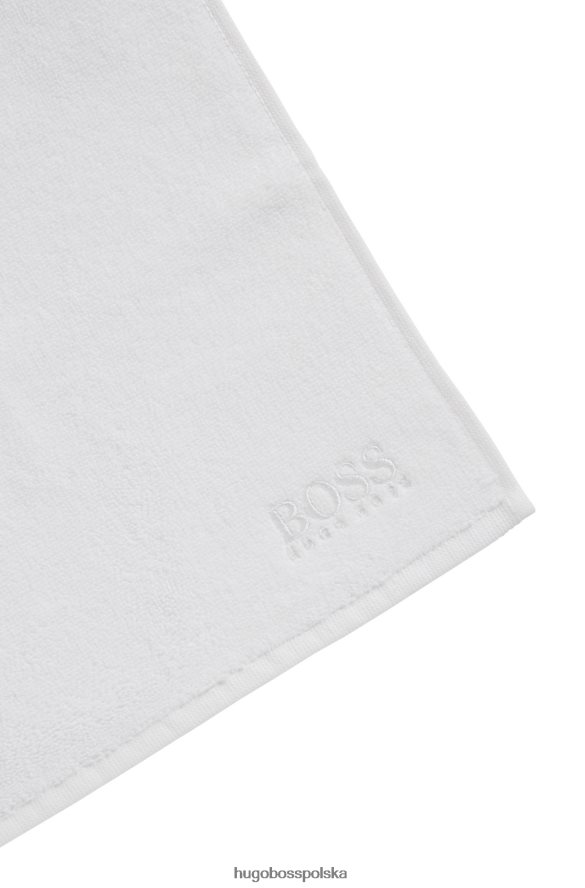 Hugo Boss chusteczka do twarzy hugo z egipskiej bawełny z kontrastowym logo w kolorze białym biały R0X0H65561