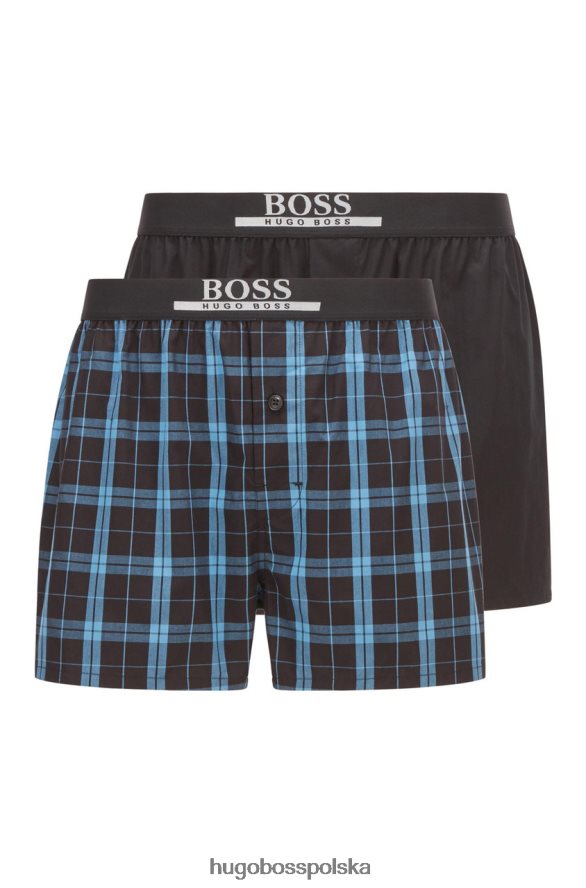 Hugo Boss 2 pary bokserek 50460112 turkusowe turkusowy/fioletowy R0X0H6573