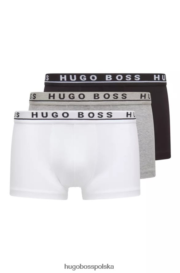 Hugo Boss Bokserki 3-pak - 50325403 różne różne/opengrey/czarny/niebieski/biały R0X0H6654