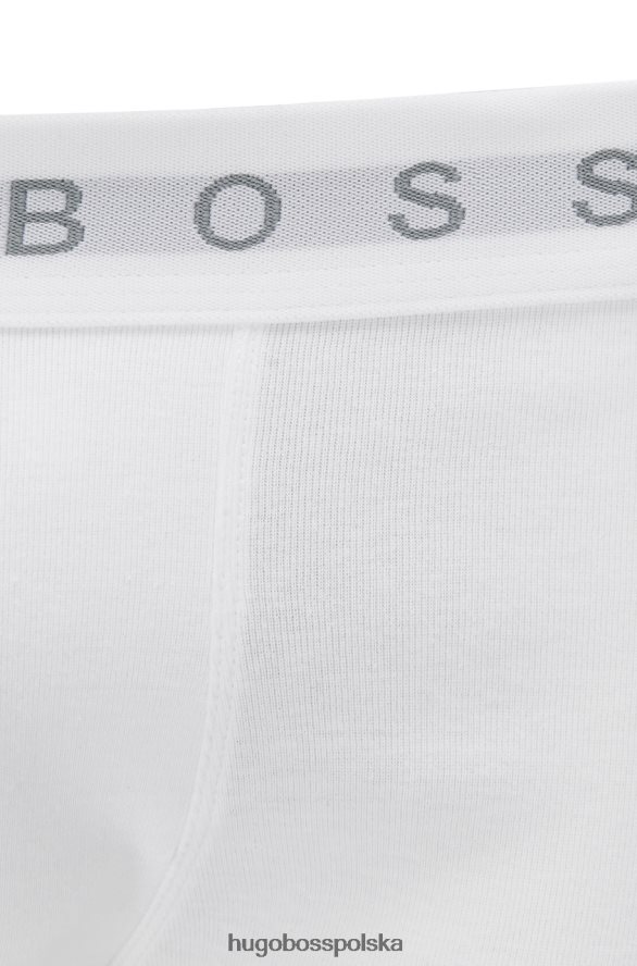 Hugo Boss bokserki 50377702 białe biało-czarny R0X0H6646