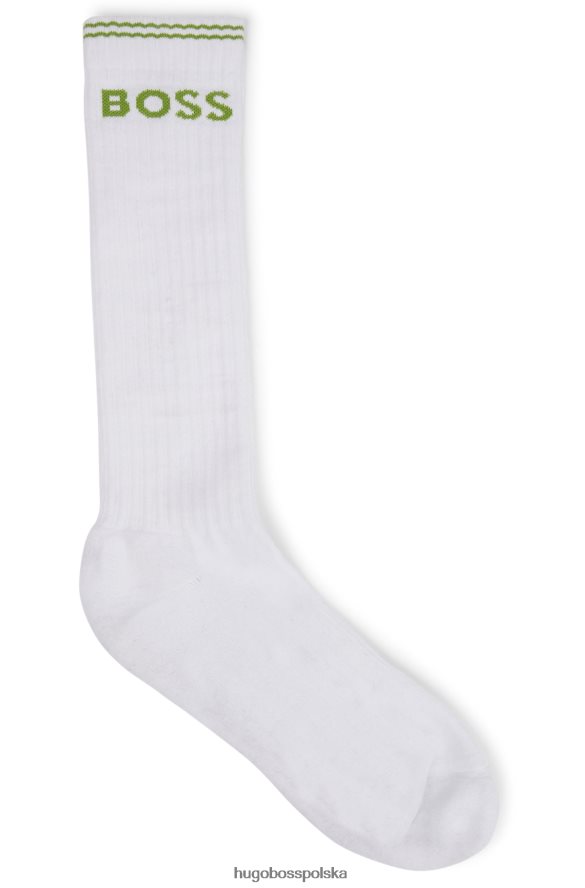 Hugo Boss dwupak skarpetek skaterskich x phipps biały R0X0H64354