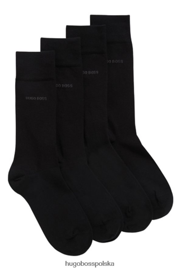 Hugo Boss skarpetki 2 szt. 50388437 granatowe granatowy/czarny R0X0H6635