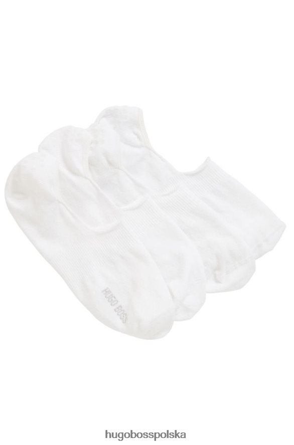 Hugo Boss skarpetki - 2 sztuki wkładek do butów 50388442 czarne czarny biały R0X0H6600