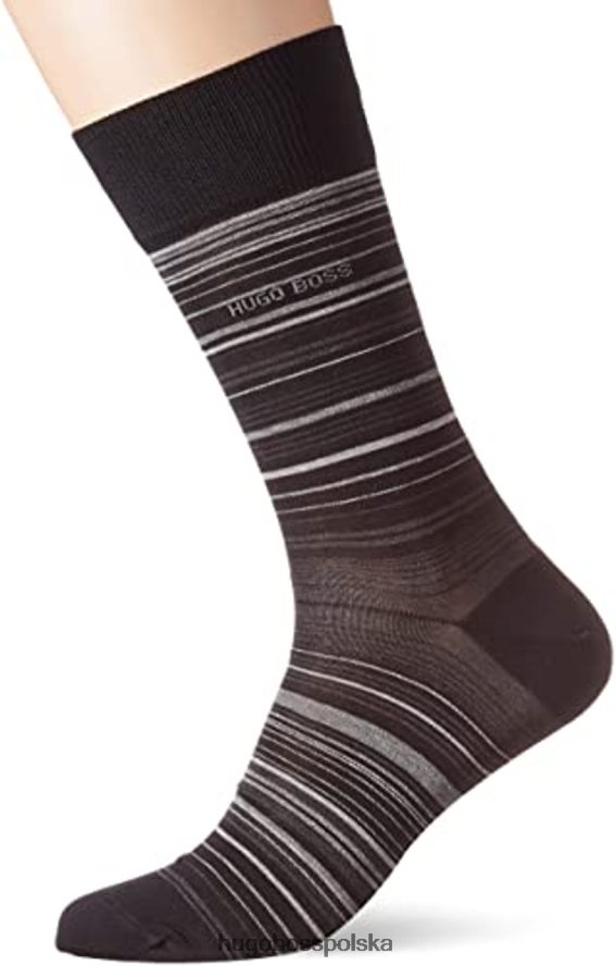 Hugo Boss skarpetki bawełniane - 50425488 niebieskie niebiesko-czarny R0X0H6583