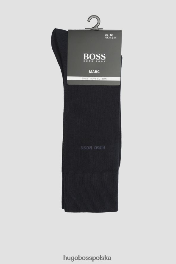 Hugo Boss skarpetki do sukienki marc 50388436 czarne czarny/granatowy R0X0H6596