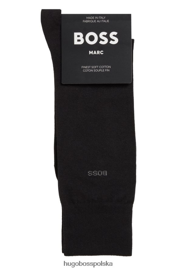 Hugo Boss skarpetki do sukienki marc 50469843 czarne czarny/granatowy R0X0H6548
