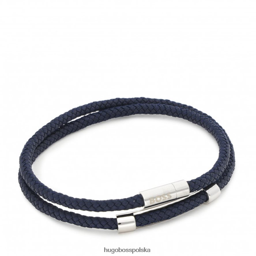 Hugo Boss bransoletka belin 50470700 granatowa marynarka wojenna R0X0H6525