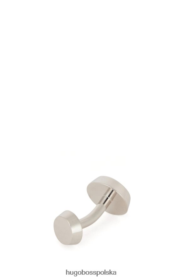 Hugo Boss spinki do mankietów Simony - 50219288 czarne czarno-niebieski R0X0H6619