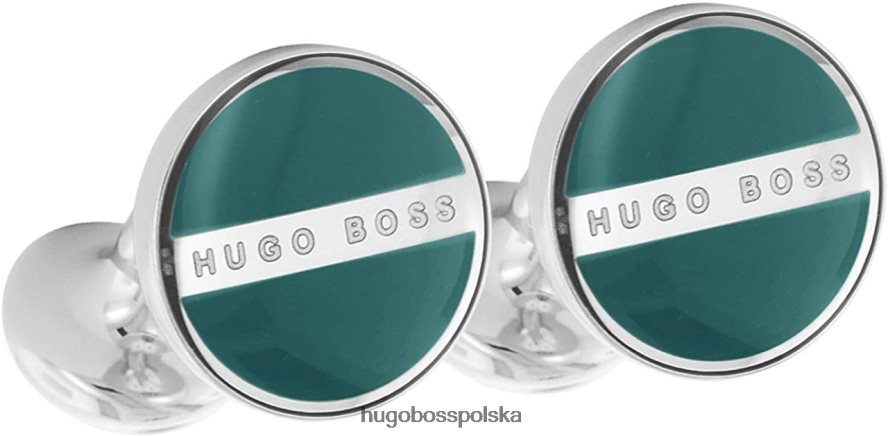 Hugo Boss spinki do mankietów norberto 50274149 granatowe granatowy/niebieski/wodny/turkusowy R0X0H6623