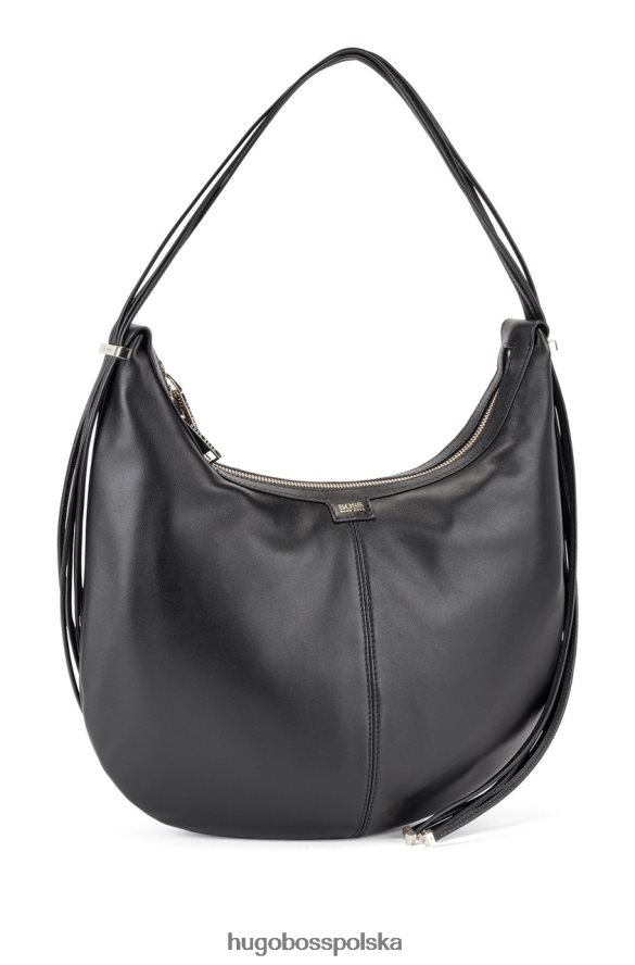 Hugo Boss Torba hobo Lily 50449153 czarna czarny R0X0H6868