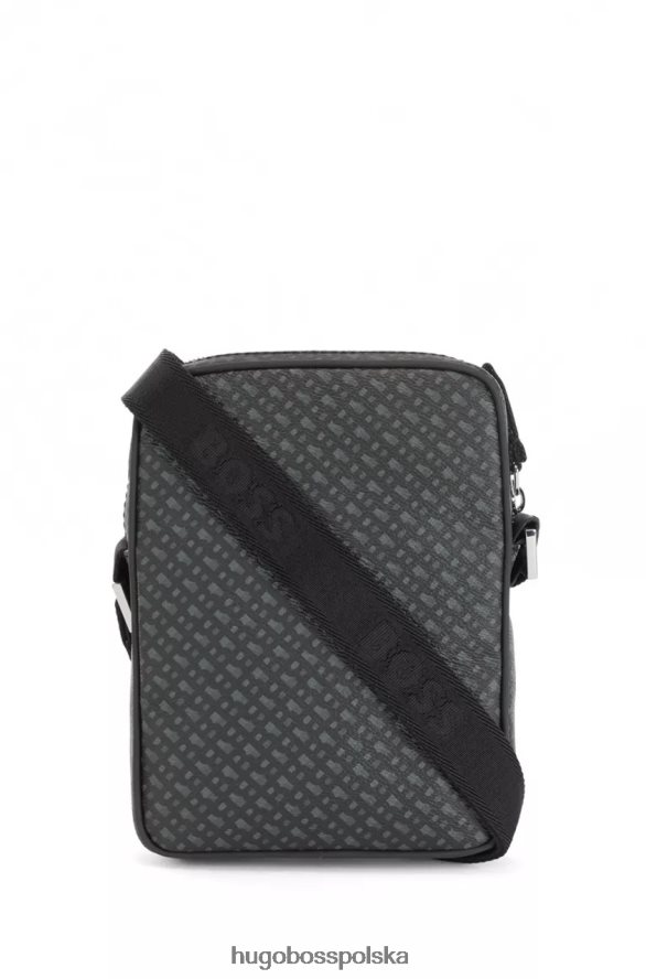 Hugo Boss Torba reporterska Byron 50472928 czarna czarny R0X0H6480