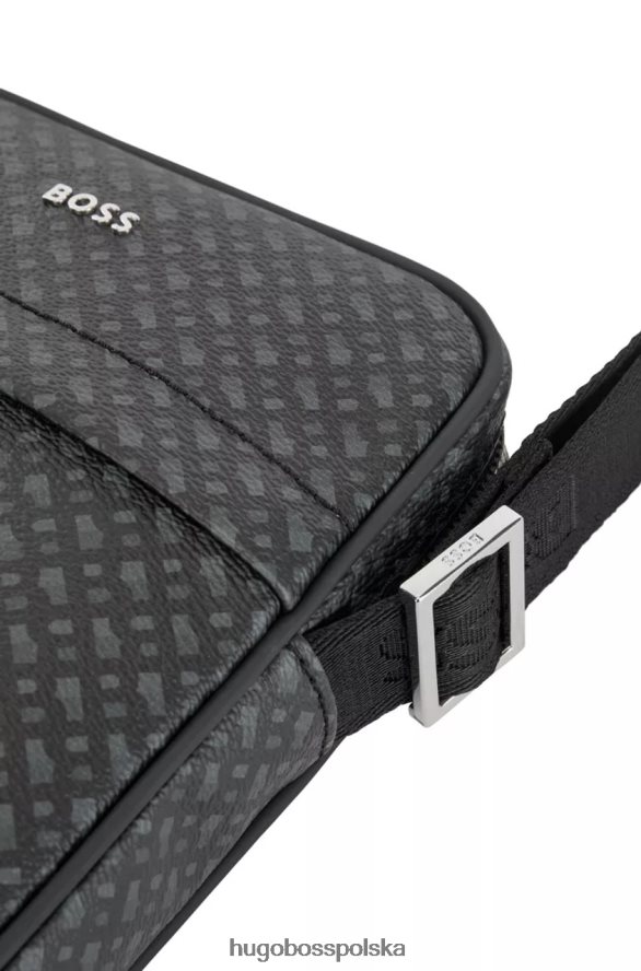 Hugo Boss Torba reporterska Byron 50472928 czarna czarny R0X0H6480