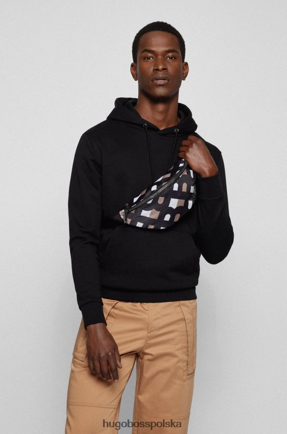 Hugo Boss Zaczep do torby na pasek 50471524 wzorzysty wzorzyste R0X0H6541