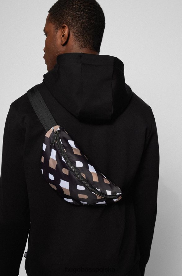 Hugo Boss Zaczep do torby na pasek 50471524 wzorzysty wzorzyste R0X0H6541