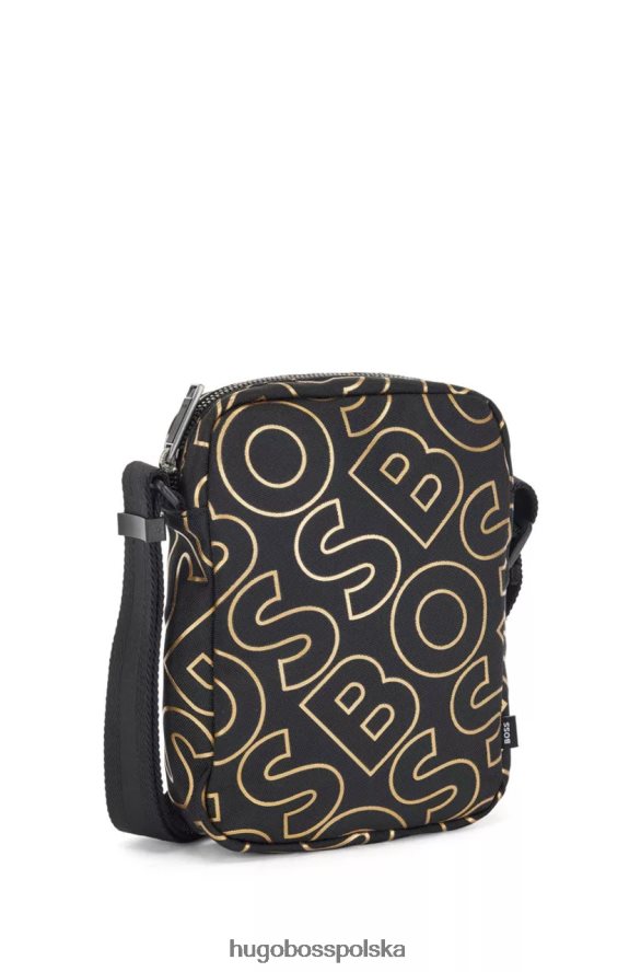 Hugo Boss Zaczep do torby reporterskiej 50475669 czarny czarny R0X0H6484